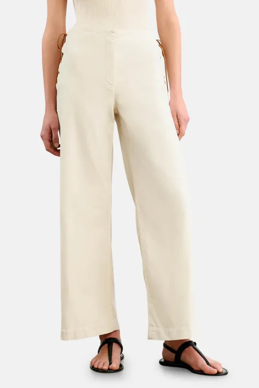 Hartley Pant Stone sold by Blue & Cream