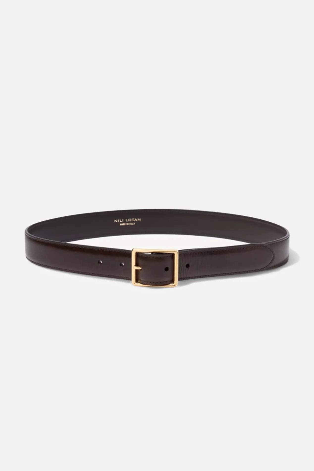 Gabriele Belt Espresso w/Antique Gold Buckle sold by Blue & Cream