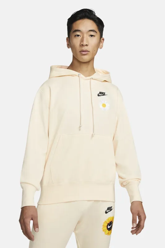 Men's 'Sunflower' French Terry Pullover Hoodie Coconut Milk sold by Blue & Cream