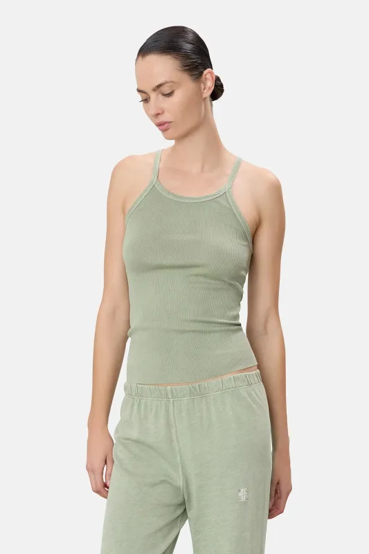 Rib Tank Sage sold by Blue & Cream
