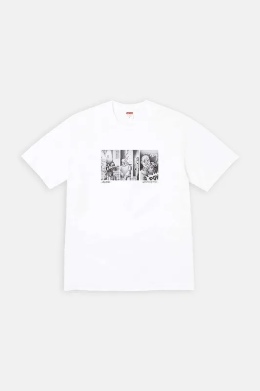 Pow Tee White sold by Blue & Cream