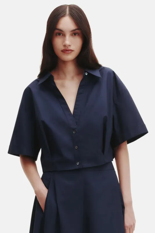 She Comes and Goes Again Top Midnight sold by Blue & Cream