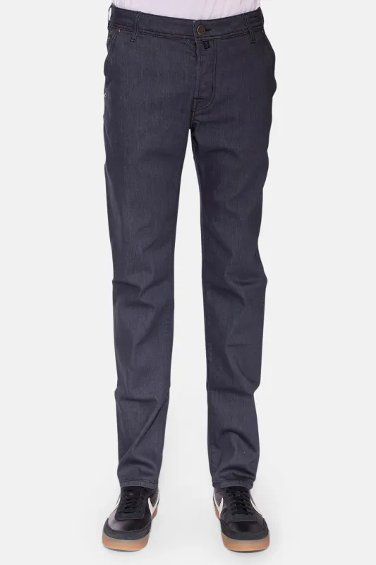 LENNY 10.5 OZ Slant Pocket Slim Blue Grey sold by Blue & Cream