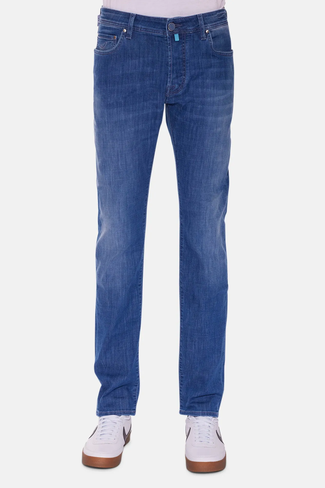 BARD 8.5 OZ Two Tone Stitch Light Blue sold by Blue & Cream