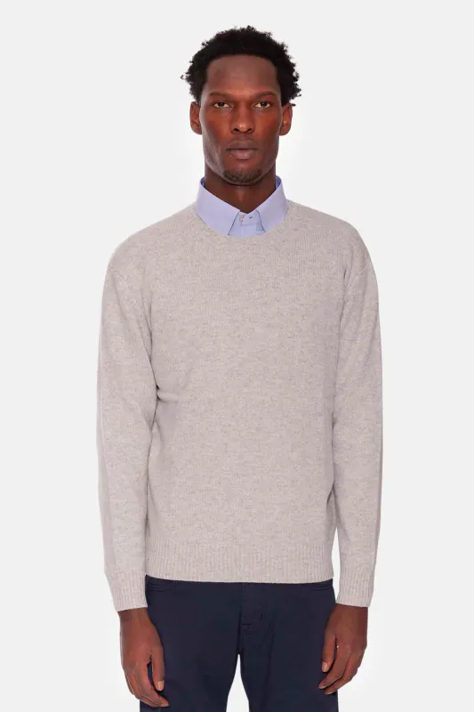 Winslow Crewneck Light Grey sold by Blue & Cream