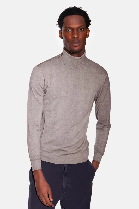 Extra Fine Merino Turtle Neck Camio sold by Blue & Cream