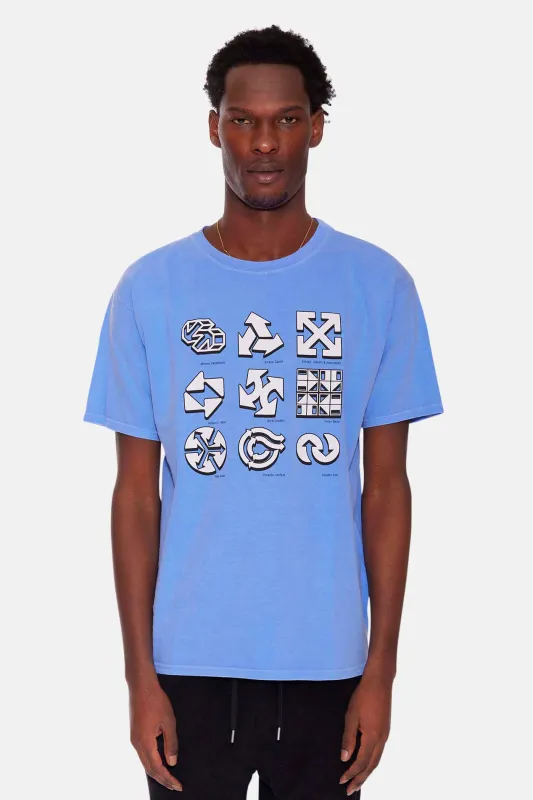 Arrows Tee Peri sold by Blue & Cream