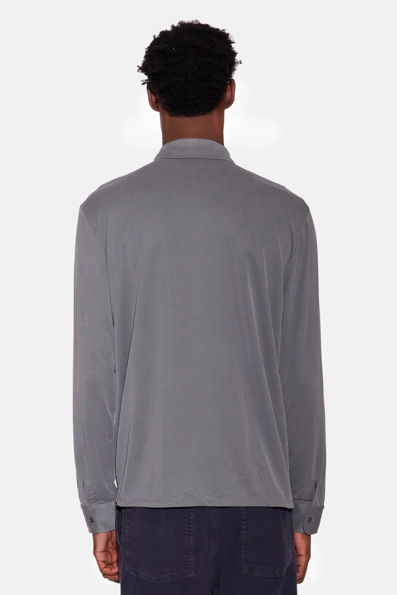 Micro Pique Shirt Dark Olive sold by Blue & Cream product image thumbnail 3