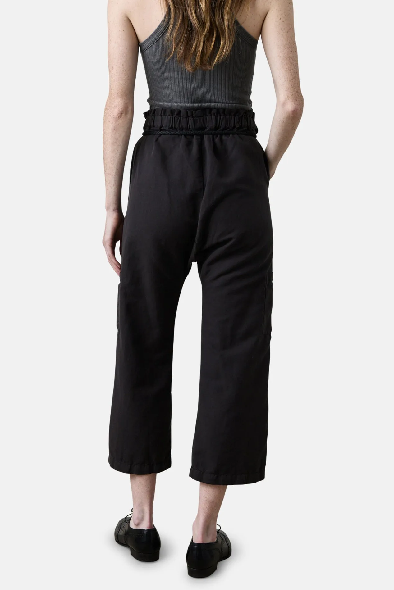 Shailey Paperbag Waist Pant Faded Black sold by Blue & Cream product image thumbnail 2