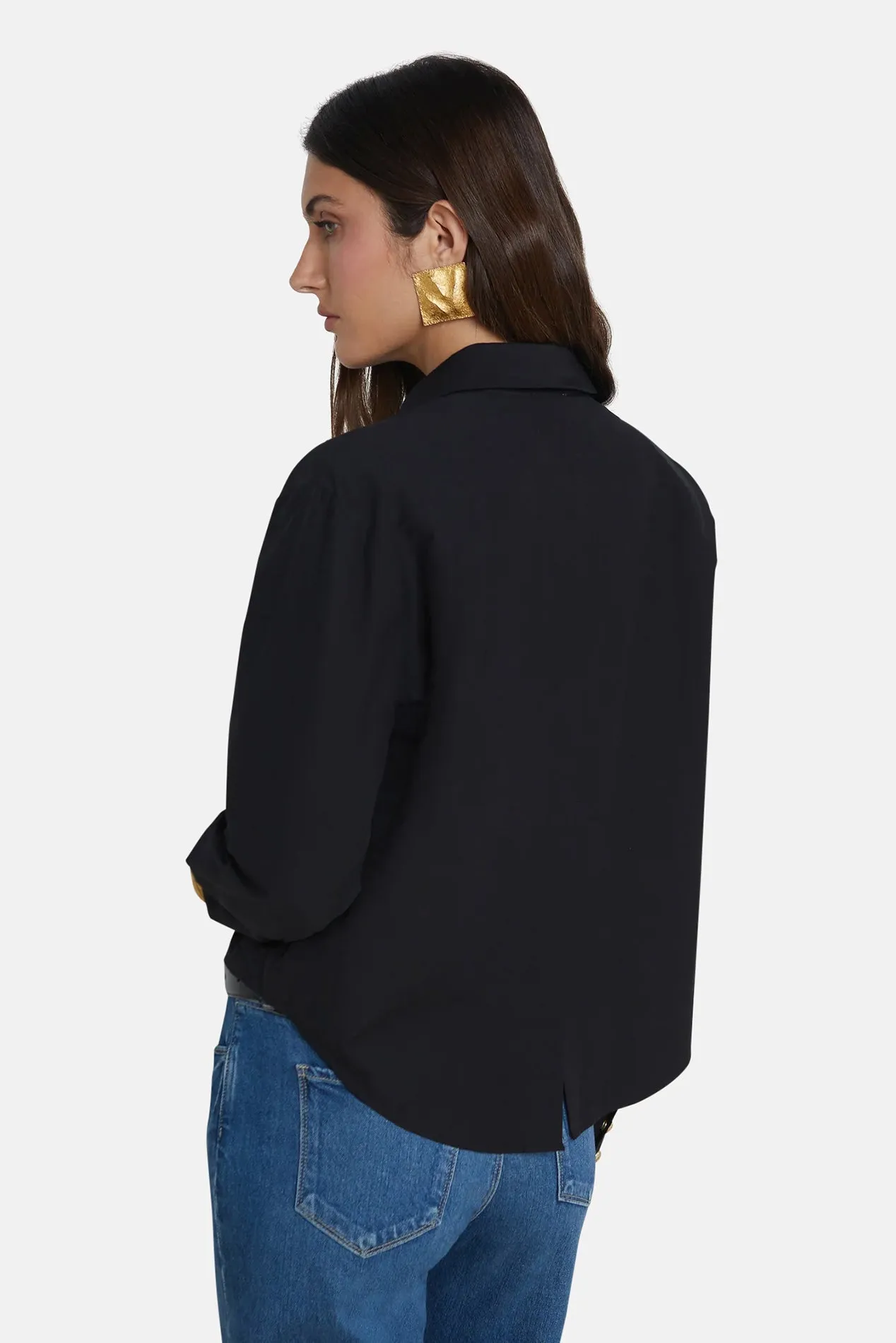 Cosette Button-Down Shirt Black/Gold sold by Blue & Cream product image thumbnail 3