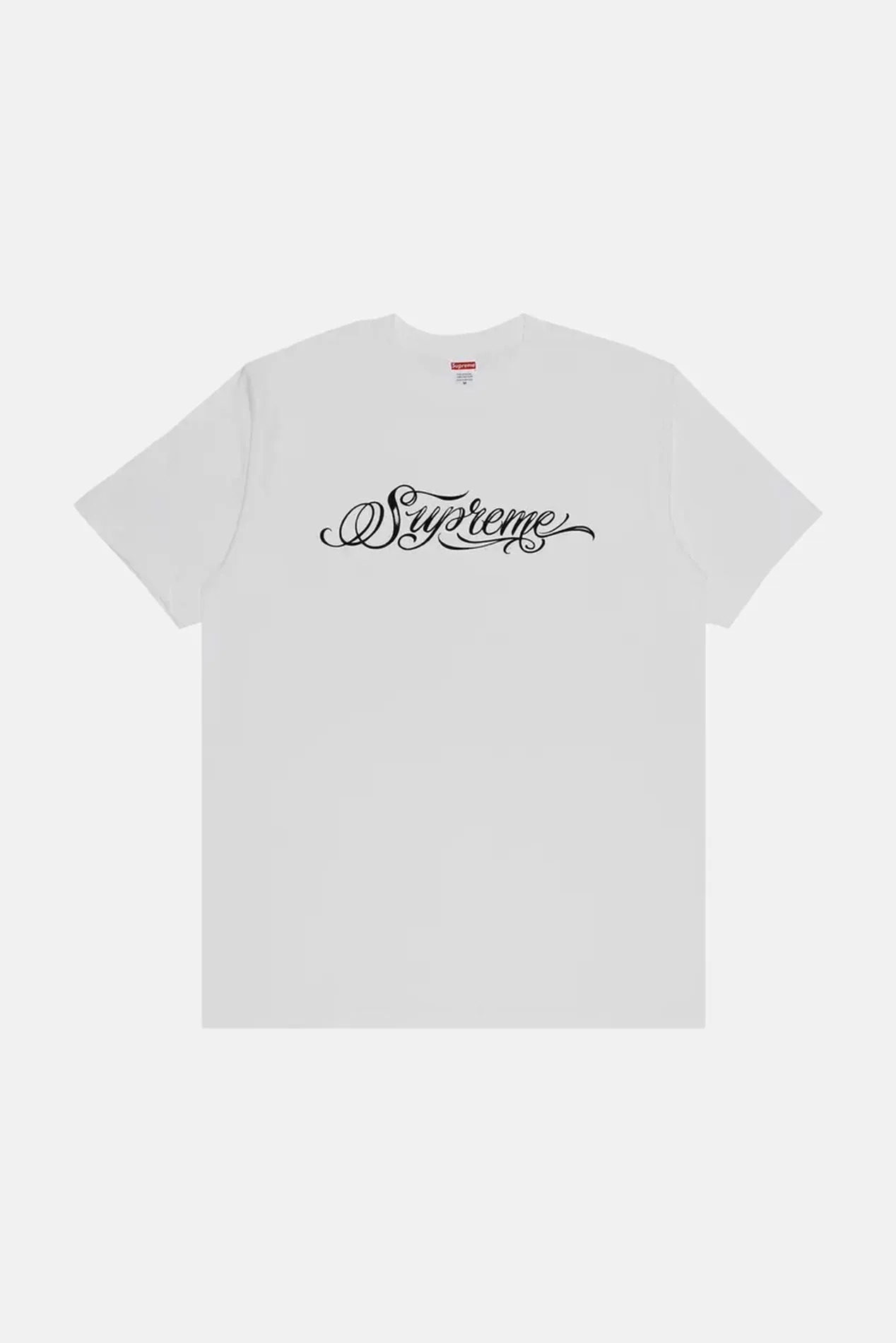 Script Tee White sold by Blue & Cream