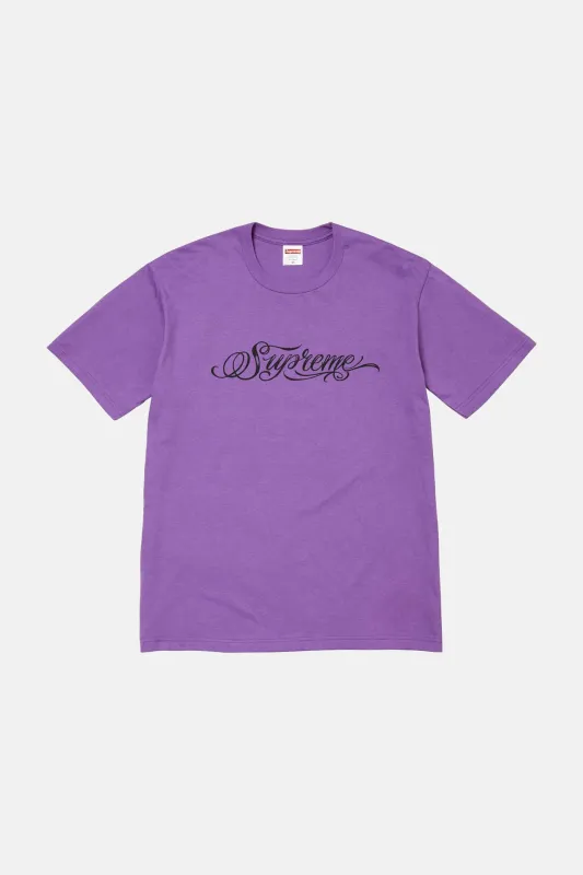 Script Tee Purple sold by Blue & Cream