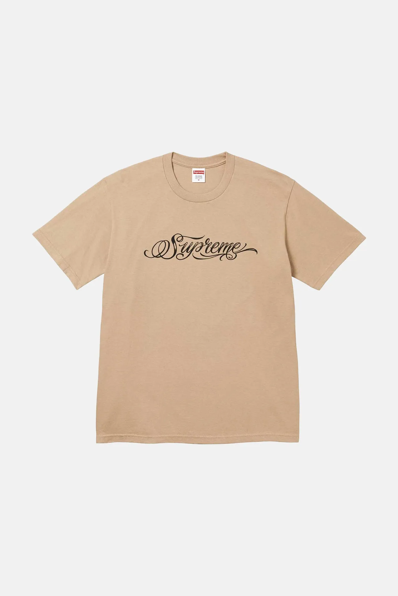 Script Tee Khaki sold by Blue & Cream