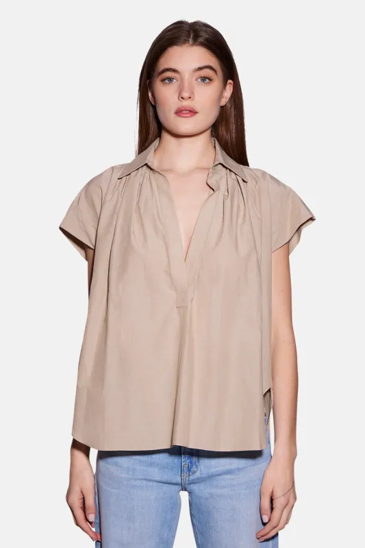 Trinity Top Khaki sold by Blue & Cream