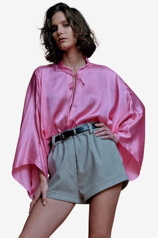 Parker High Waisted Short Railroad sold by Blue & Cream