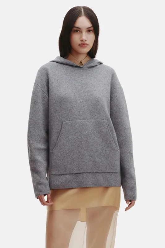 Hoodie Cashmere Medium Heather Grey sold by Blue & Cream