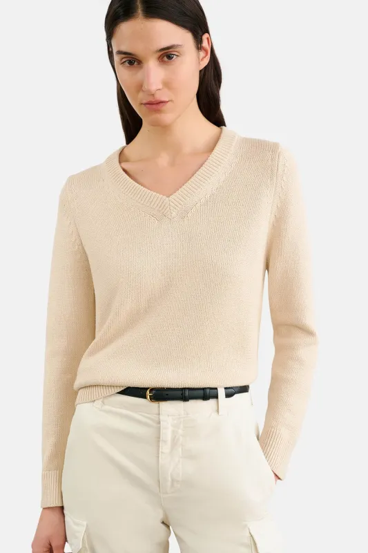 Priya Sweater Ecru sold by Blue & Cream