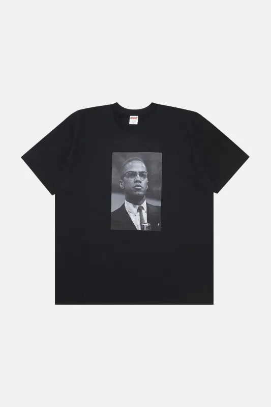 Supreme Malcolm X Tee Black sold by Blue & Cream