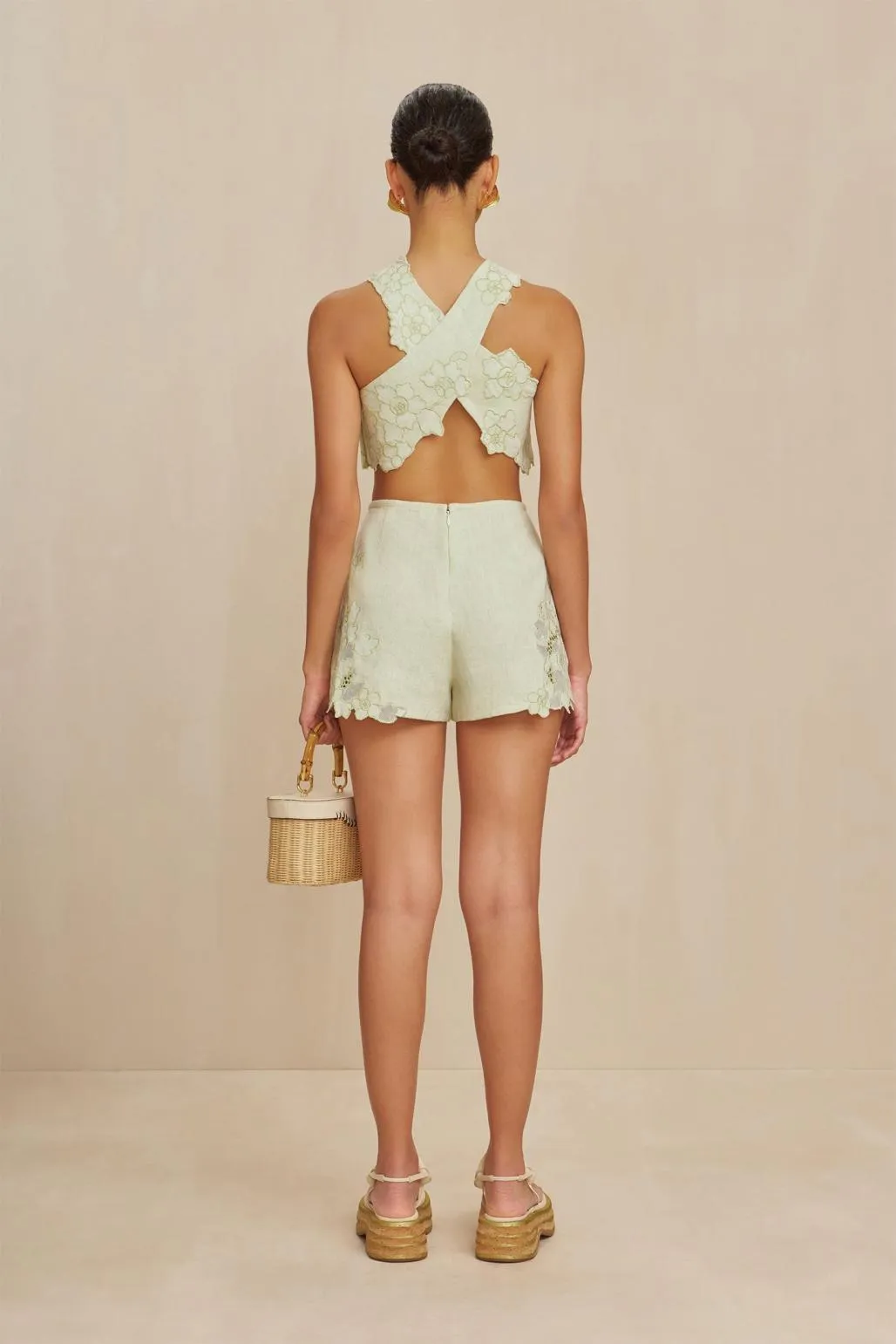 Zuria Short Light Honeydew sold by Blue & Cream product image thumbnail 2