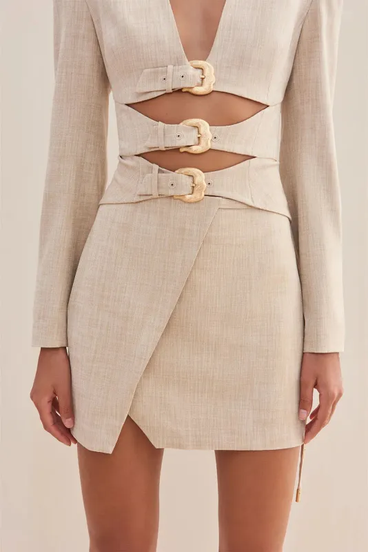 Sammy Skirt Ecru sold by Blue & Cream