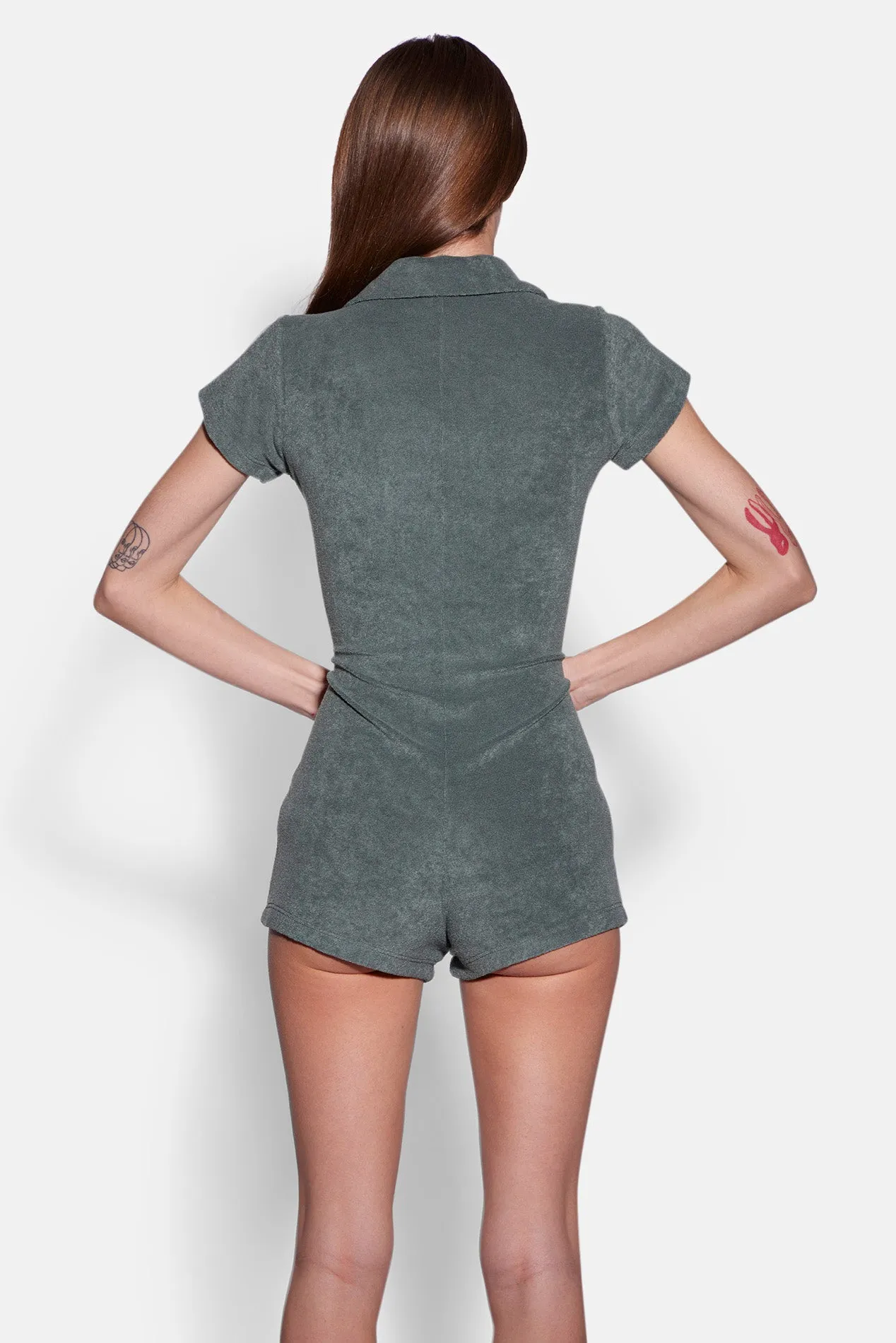 Ariana Terry Romper Green sold by Blue & Cream product image thumbnail 2
