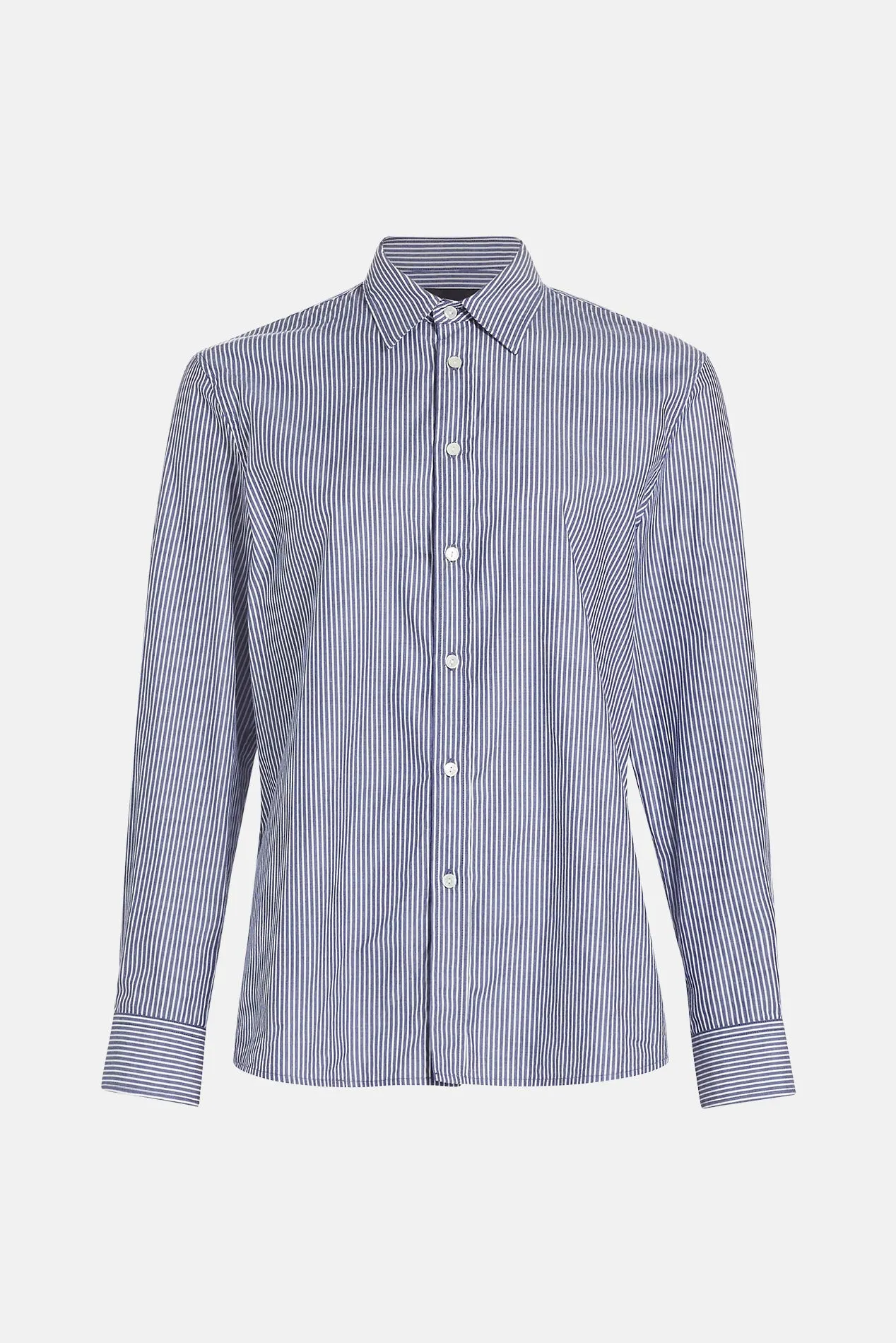 Raphael Classic Shirt Thin Stripes Navy sold by Blue & Cream product image thumbnail 5