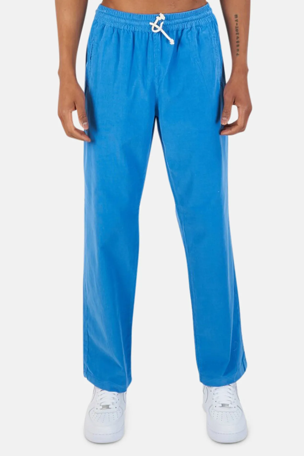 Lemos Beach Trousers Cendre Blue Corduroy sold by Blue & Cream
