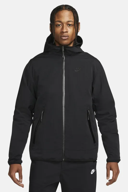 Tech Woven Zip Jacket Black sold by Blue & Cream