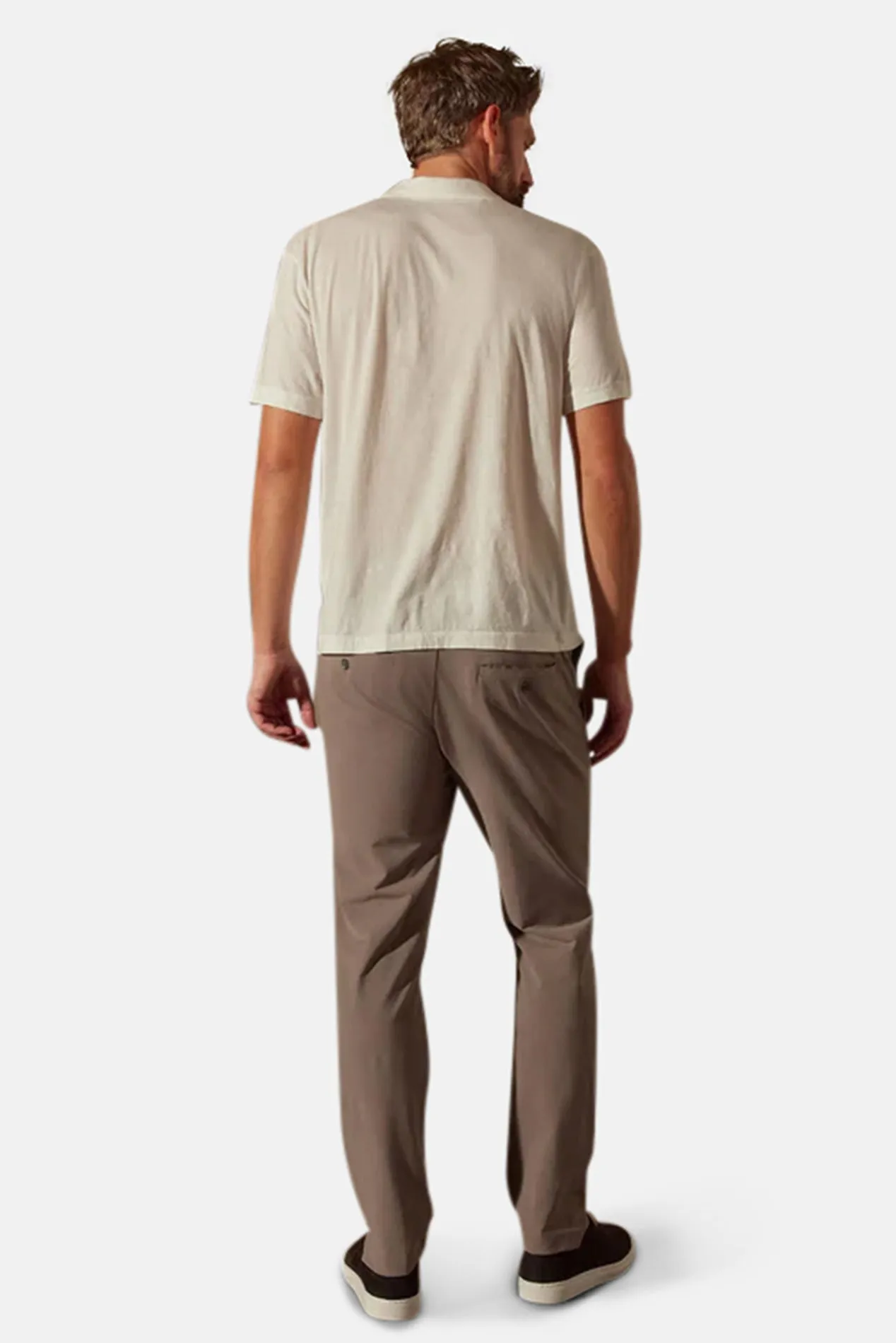 Luxe Lotus Jersey Polo White sold by Blue & Cream product image thumbnail 3