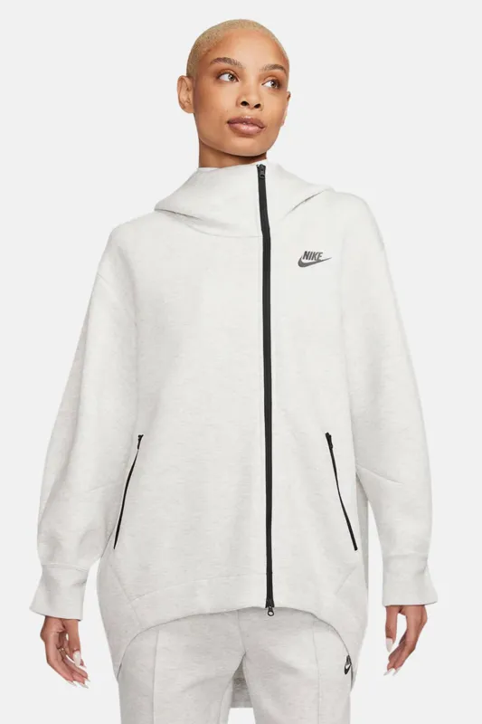 Women's Drop Shoulder Hoodie Heather Grey sold by Blue & Cream