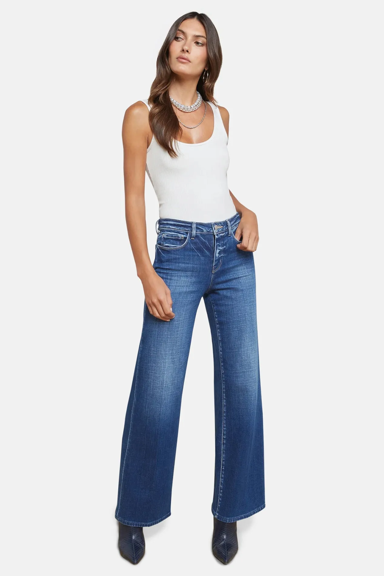 Nica Scoop Neck Bodysuit White sold by Blue & Cream product image thumbnail 3