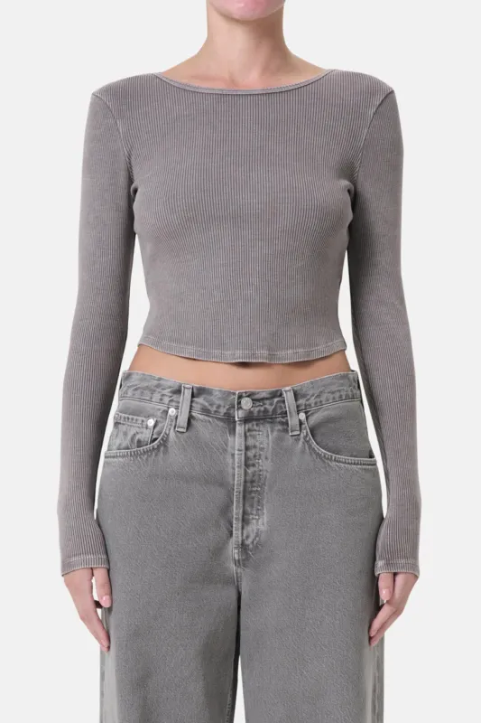 Nova Long Sleeve in Owl sold by Blue & Cream