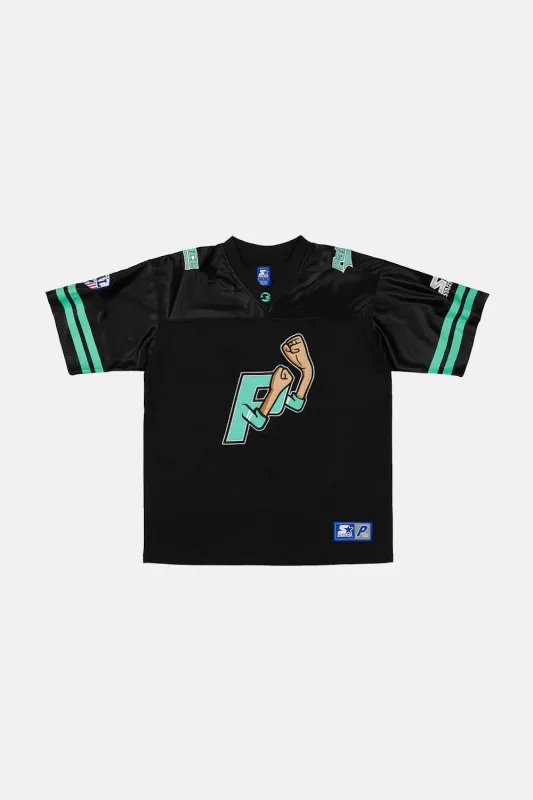 Palace x Starter Football Jersey Black sold by Blue & Cream