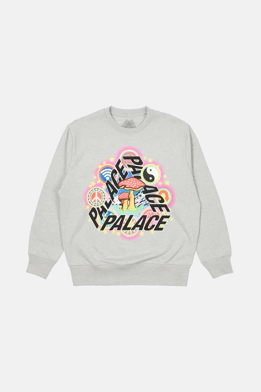 Bun 5G Mushroom Crewneck Sweatshirt Grey sold by Blue & Cream