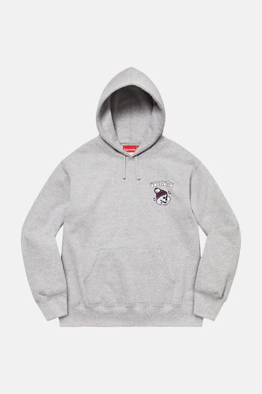 Snowman Hooded Sweatshirt Heather Grey made by Supreme