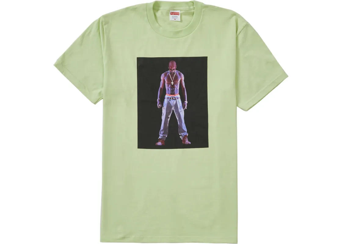 Tupac Hologram Tee Pale Mint sold by Blue & Cream