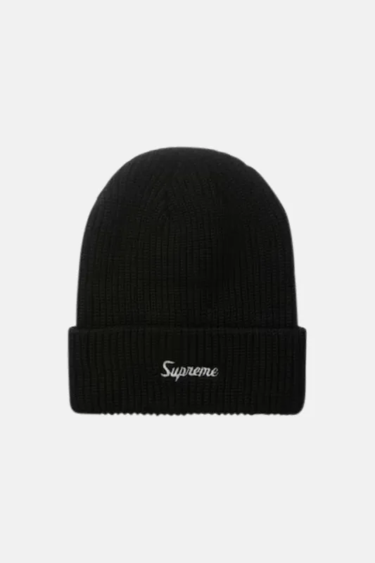 Supreme Loose Gauge Beanie Black sold by Blue & Cream