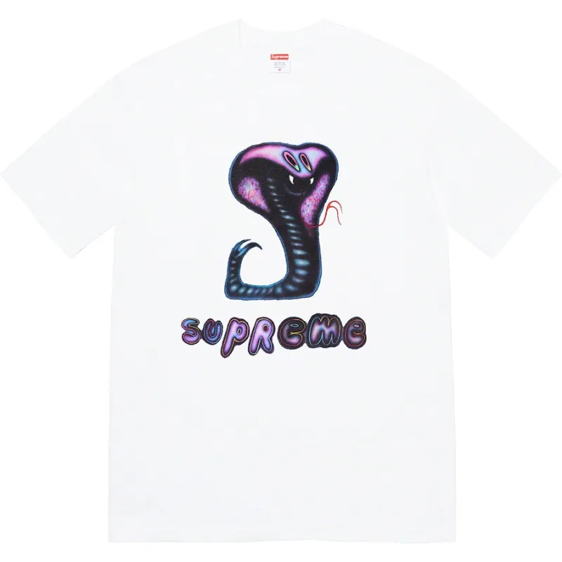 Snake Tee Eric Foss White sold by Blue & Cream
