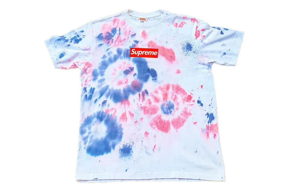 Supreme Box Logo Tee Tie Dye sold by Blue & Cream