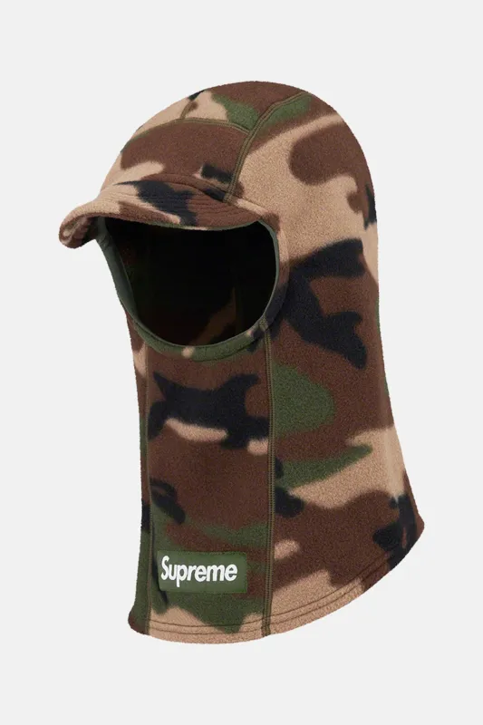 Supreme POLARTEC Brim Balaclava Camo sold by Blue & Cream
