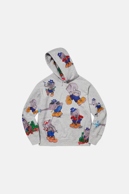 Elephant Hoodie Grey sold by Blue & Cream