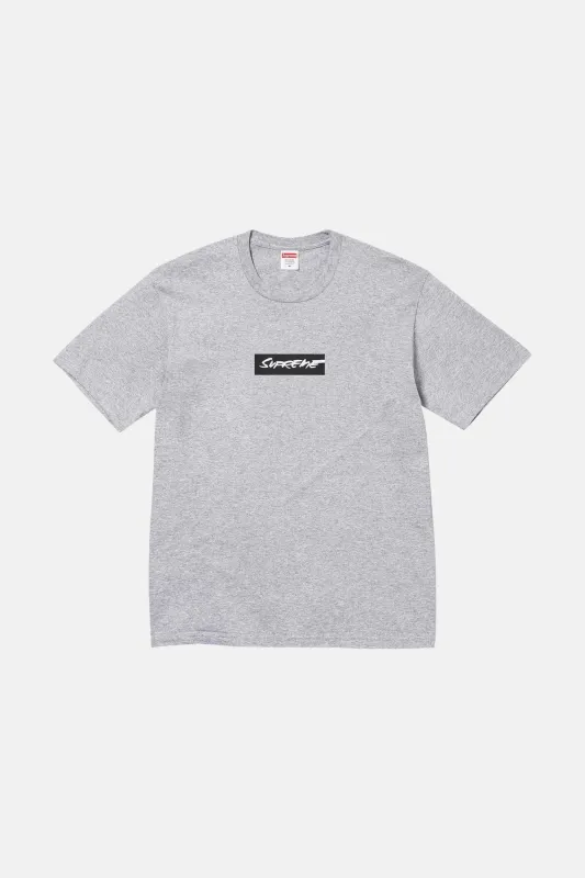Futura Box Logo Tee Heather Grey sold by Blue & Cream