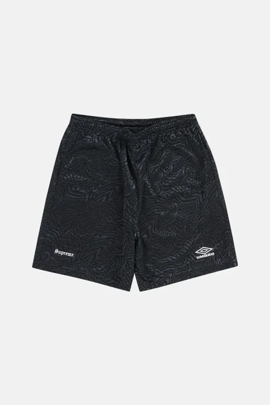 Supreme Umbro Animal Jacquard Soccer Short Black sold by Blue & Cream