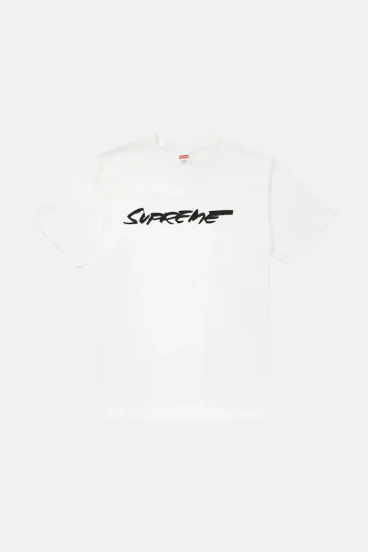 Supreme Futura Logo Tee White sold by Blue & Cream