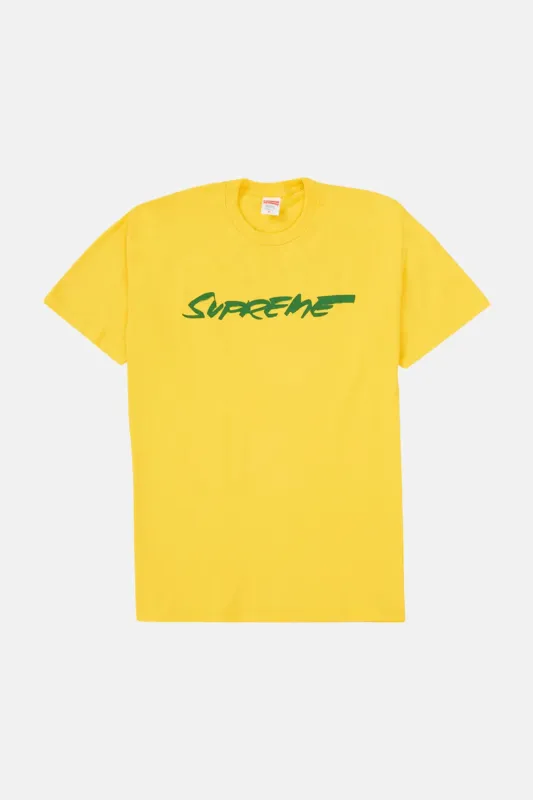 Supreme Futura Logo Tee Yellow sold by Blue & Cream