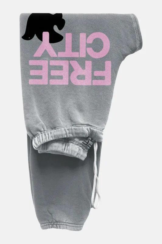 FREECITY LARGE Sweatpants Silver Cloud sold by Blue & Cream