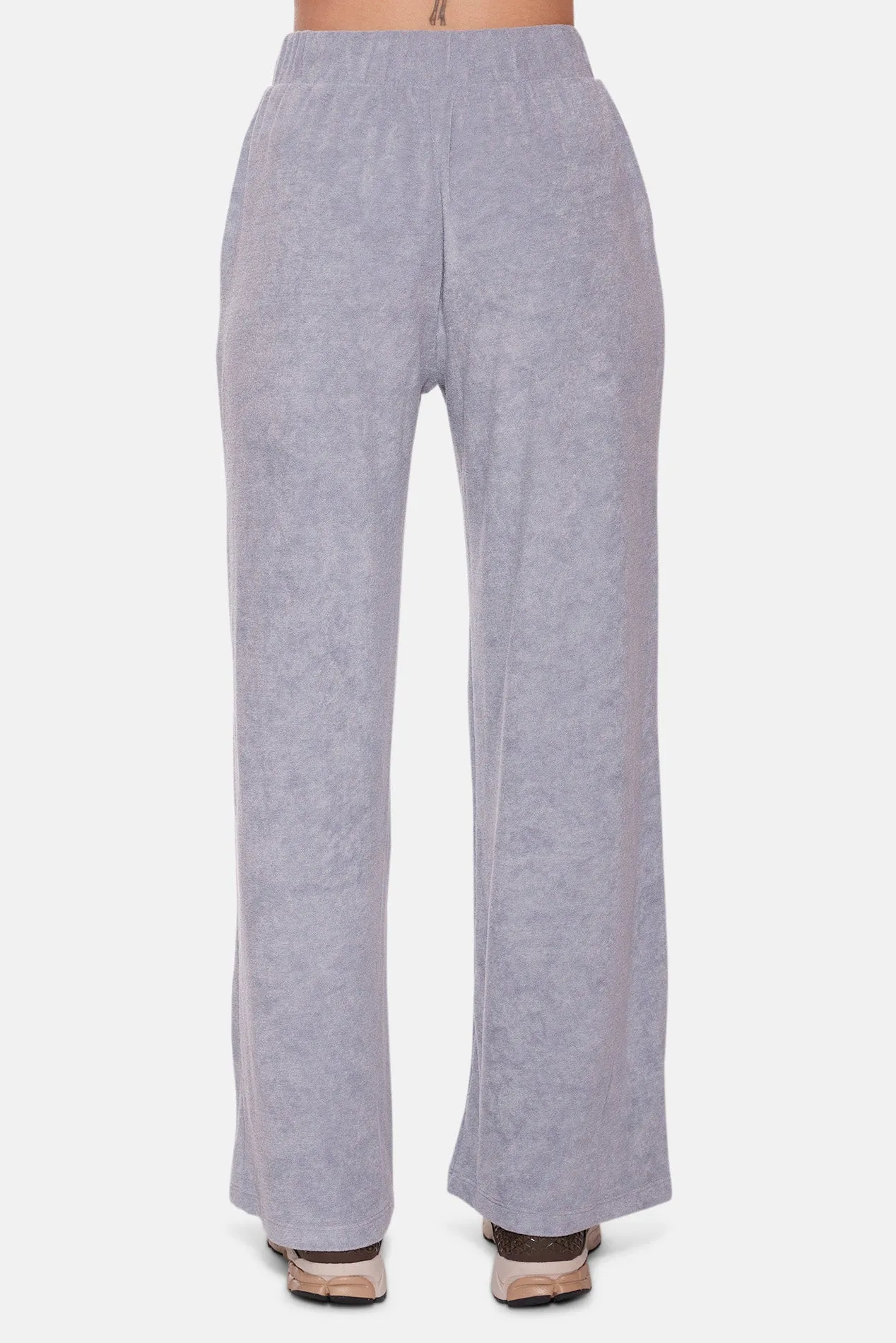 Goldie Wide Leg Terry Pant Grey sold by Blue & Cream product image thumbnail 2