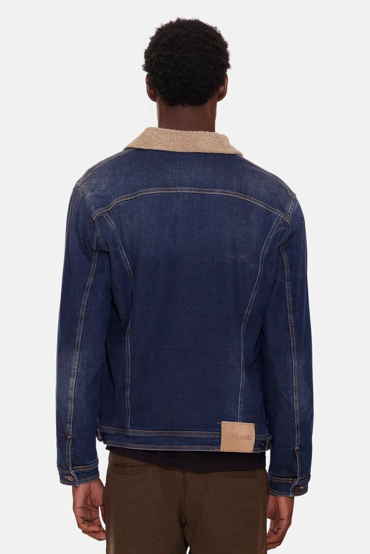 Teddy Trucker Denim Jkt Shearling Lined sold by Blue & Cream product image thumbnail 3