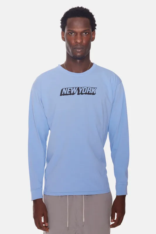 New York Long Sleeve Cornflower Blue/Black sold by Blue & Cream