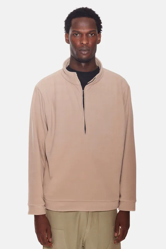 Polar Fleece Perfecto Half Zip Camel sold by Blue & Cream